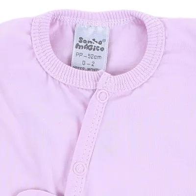 Macacão Longo Bebê Sonho Mágico Detalhe Orelhinhas