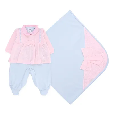 Saída De Maternidade Sonho Mágico Malha Com Laço - 2 Peças