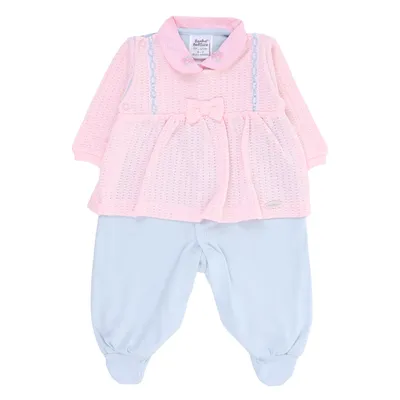 Saída De Maternidade Sonho Mágico Malha Com Laço - 2 Peças