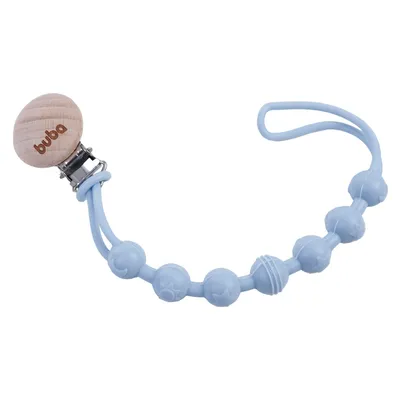 Prendedor De Chupeta Buba Silicone Bolinhas