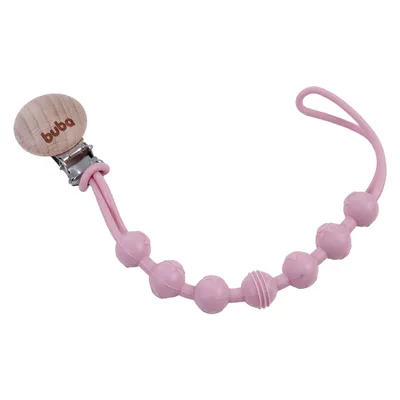 Prendedor De Chupeta Buba Silicone Bolinhas