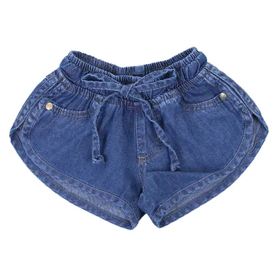 Short Jeans Infantil Kookabu Com Cós Elástico Short Jeans Infantil Kookabu Com Cós Elástico