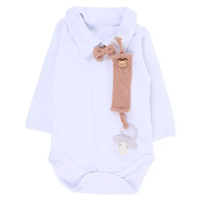 Saída De Maternidade Fofinho Tricô Ursinho - 5 Peças Saída De Maternidade Fofinho Tricô Ursinho - 5 Peças