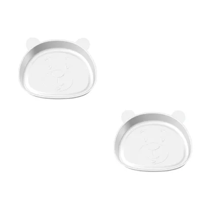 Kit Prato Monte Líbano Sobremesa Ursinho - 2 Peças Kit Prato Monte Líbano Sobremesa Ursinho - 2 Peças