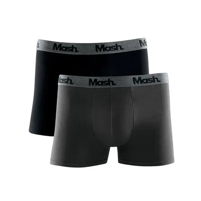 Kit Cueca Boxer Mash Em Cotton - 2 Peças Kit Cueca Boxer Mash Em Cotton - 2 Peças