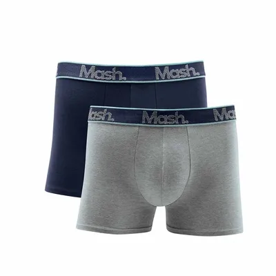 Kit Cueca Boxer Mash Em Cotton - 2 Peças