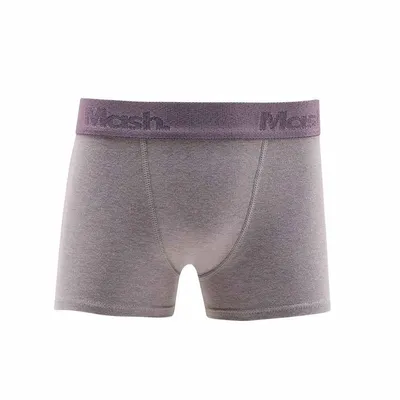 Cueca Boxer Infantil Mash Em Cotton Mescla Cueca Boxer Infantil Mash Em Cotton Mescla