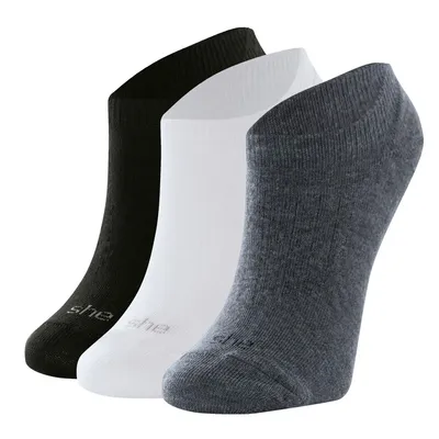 Kit Meia Invisível She Lisa Feminina - 3 Pares