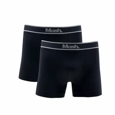 Kit Cueca Boxer Mash Sem Costura - 2 Peças