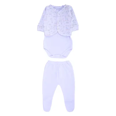 Pagão Estilinho Suedine Penteado Estampa Safari - 3 Peças