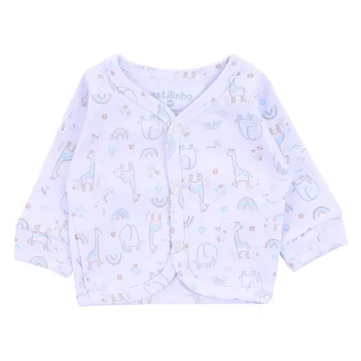 Pagão Estilinho Suedine Penteado Estampa Safari - 3 Peças