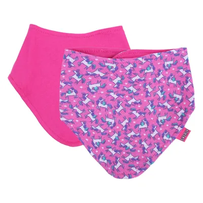 Kit Babador Bandana Everly Algodão Unicórnio - 2 Peças Kit Babador Bandana Everly Algodão Unicórnio - 2 Peças