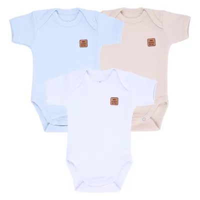 Kit Body Bebê Baby Best Algodão Egípcio UV50+ - 3 Peças Kit Body Bebê Baby Best Algodão Egípcio UV50+ - 3 Peças