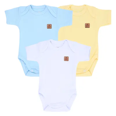 Kit Body Bebê Baby Best Algodão Pima UV50+ - 3 Peças Kit Body Bebê Baby Best Algodão Pima UV50+ - 3 Peças