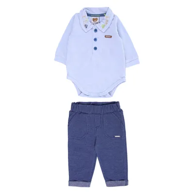 Conjunto Bebê Aconchego Do Bebê Body Manga Longa Bordado