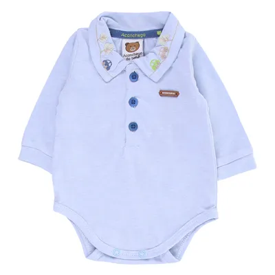 Conjunto Bebê Aconchego Do Bebê Body Manga Longa Bordado