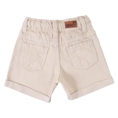 Bermuda Sarja Bebê Kookabu Com Cadarço E Barra Virada Bermuda Sarja Bebê Kookabu Com Cadarço E Barra Virada