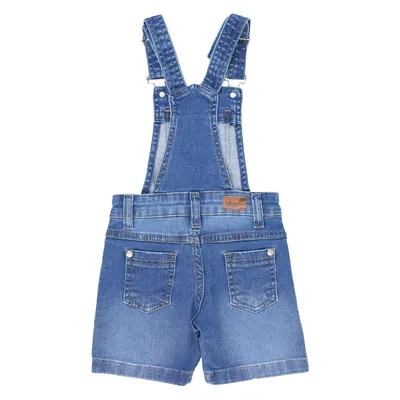 Jardineira Jeans Bebê Kookabu Bolso Frontal