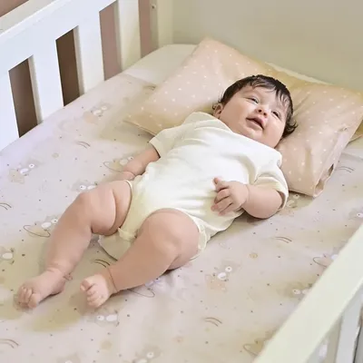 Jogo Lençol Berço Americano Bublim Urso - 3 Peças Jogo Lençol Berço Americano Bublim Urso - 3 Peças