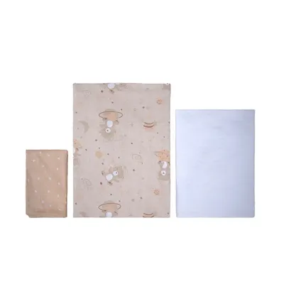 Jogo Lençol Berço Americano Bublim Urso - 3 Peças Jogo Lençol Berço Americano Bublim Urso - 3 Peças