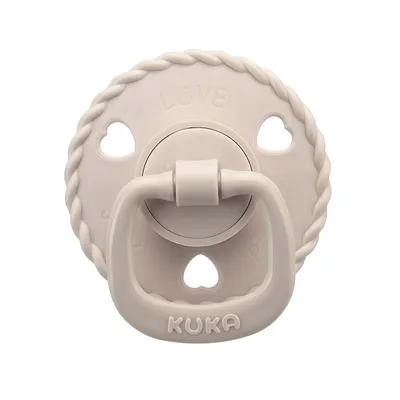 Chupeta Kuka Classic Bico Redondo Corações Tamanho 2