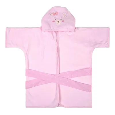 Roupão Infantil Bublim Plush Com Capuz Bordado Ursa Roupão Infantil Bublim Plush Com Capuz Bordado Ursa