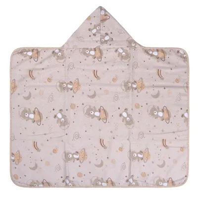 Toalha Com Capuz Incomfral Forro De Fralda Estampa Urso