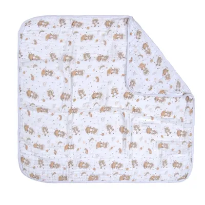 Toalha Com Capuz Incomfral Bublim Soft Estampa Urso Toalha Com Capuz Incomfral Bublim Soft Estampa Urso