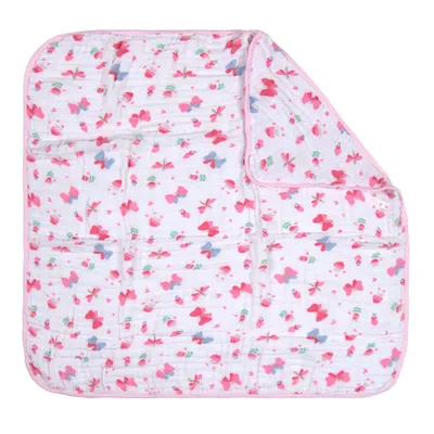 Toalha Com Capuz Incomfral Bublim Soft Estampa Borboleta Toalha Com Capuz Incomfral Bublim Soft Estampa Borboleta