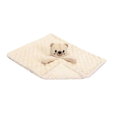 Naninha Carinhas Microfibra Bubble Com Sherpa Urso Naninha Carinhas Microfibra Bubble Com Sherpa Urso