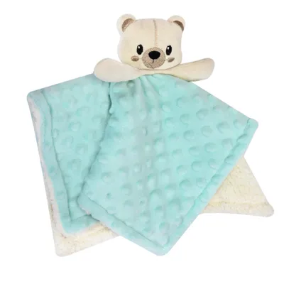 Naninha Carinhas Microfibra Bubble Com Sherpa Urso