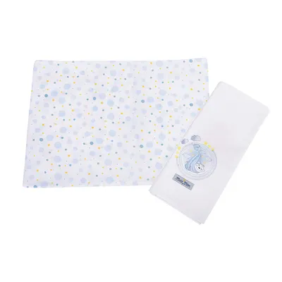 Kit Fronha Muito Mimo Estampa E Bordado Cegonha - 2 Peças Kit Fronha Muito Mimo Estampa E Bordado Cegonha - 2 Peças