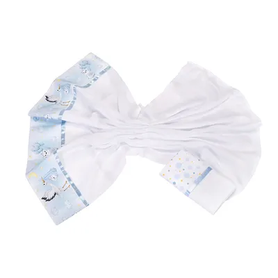 Kit Fralda Muito Mimo Algodão Estampa Ursinho - 2 Peças