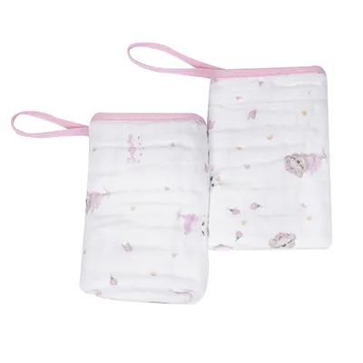 Kit Pano De Boca Muito Mimo Soft Prendedor Ursa - 2 Peças