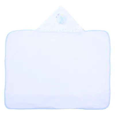 Toalha Com Capuz Muito Mimo Felpa Forro Bordado Cegonha Toalha Com Capuz Muito Mimo Felpa Forro Bordado Cegonha