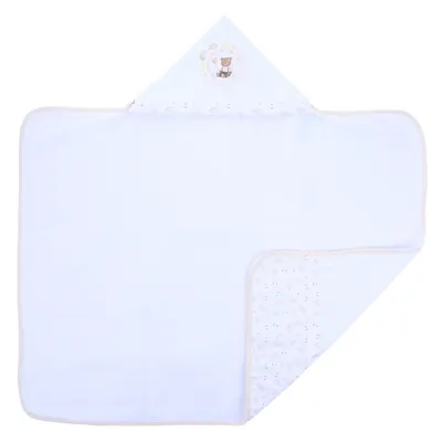 Toalha Com Capuz Muito Mimo Felpa Forro Bordado Ursinho Toalha Com Capuz Muito Mimo Felpa Forro Bordado Ursinho