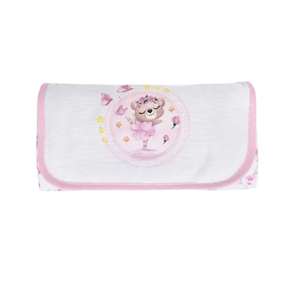 Trocador De Fraldas Muito Mimo Portátil Forro PVC Bailarina