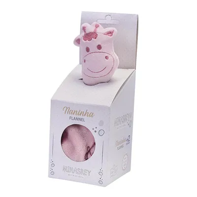 Naninha Baby Nice Flannel Com Prendedor Girafa Naninha Baby Nice Flannel Com Prendedor Girafa