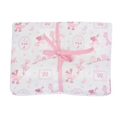 Trocador De Fraldas Baby Nice Portátil Forro PVC Girafa