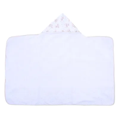 Toalha Com Capuz Baby Nice Felpa Forro Estampa Ursinho