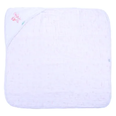 Toalha Com Capuz Baby Nice Soft Bordada Girafa Toalha Com Capuz Baby Nice Soft Bordada Girafa