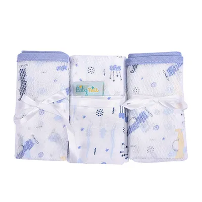 Kit Saquinho Maternidade Baby Nice Avião - 3 Peças