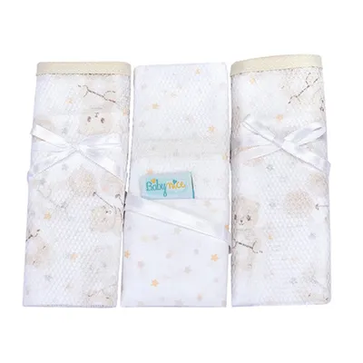 Kit Saquinho Maternidade Baby Nice Ursinho - 3 Peças