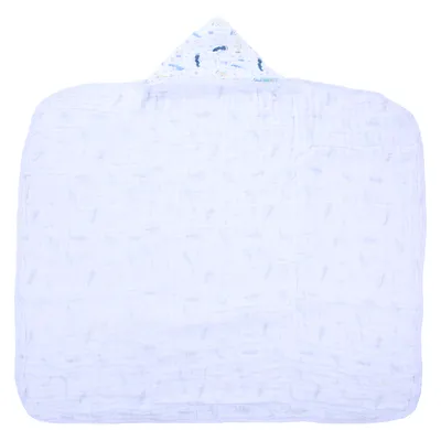 Toalha Com Capuz Baby Nice Soft Estampa Avião