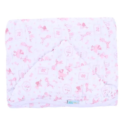 Toalha Com Capuz Baby Nice Soft Estampa Girafa