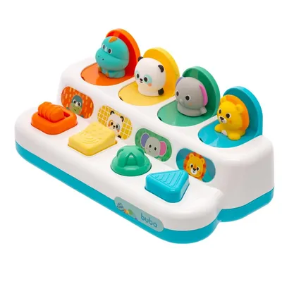 Brinquedo Pop-Up Buba Zoo Interativo