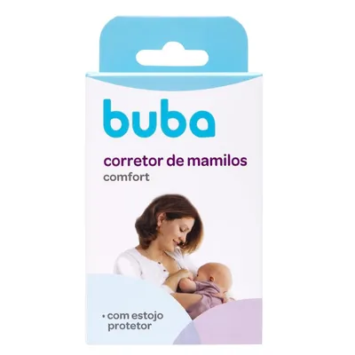 Corretor De Mamilos Buba Comfort Com Estojo Protetor