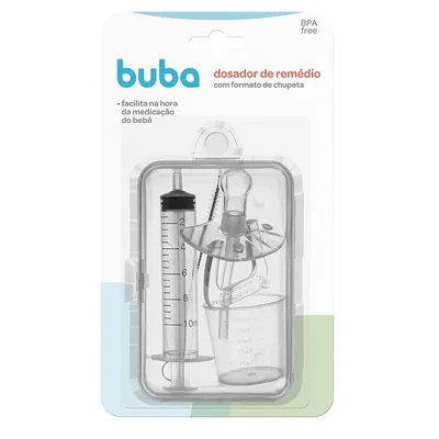 Dosador De Remédio Buba Com Formato De Chupeta