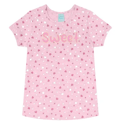 Pijama Curto Infantil Kyly Brilha No Escuro Sweet