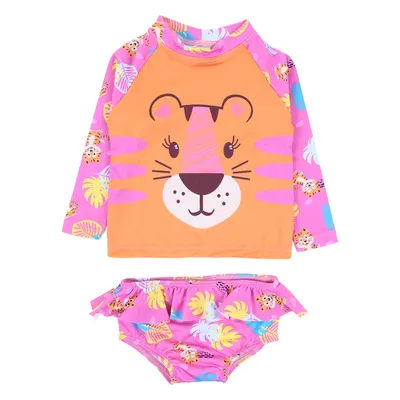 Conjunto Bebê Everly Praia Estampa Tigre UV 50+ Conjunto Bebê Everly Praia Estampa Tigre UV 50+